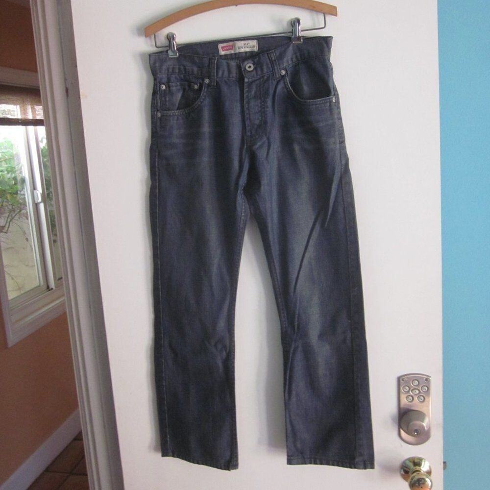 Levis 513 Boys 16 / Unisex Denim Jeans Slim Straight Cut 28 X 28 Straight Leg